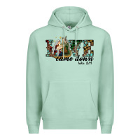 Seafoam love came down holy family Premium Hoodie - RanaPortraitStore