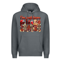 Rock i'm just here for the snacks american football Premium Hoodie - Zillion Design Studio
