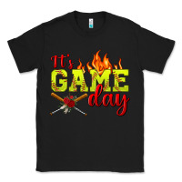 Black It's Game Day Softball Classic Tee - BundleAndBundleShop