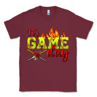 Burgundy It's Game Day Softball Classic Tee - BundleAndBundleShop