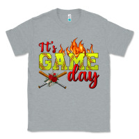 Heather Grey It's Game Day Softball Classic Tee - BundleAndBundleShop