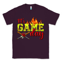 Plum It's Game Day Softball Classic Tee - BundleAndBundleShop