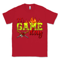 Red It's Game Day Softball Classic Tee - BundleAndBundleShop