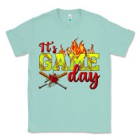 Seafoam It's Game Day Softball Classic Tee - BundleAndBundleShop