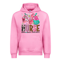 Fuchsia Pink nurse coffee scrubs rubber gloves Urban Hoodie - texasbilliewilder