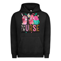 Pigment Black nurse coffee scrubs rubber gloves Urban Hoodie - texasbilliewilder