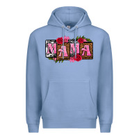 Colony Blue mama with license letters mothers day Premium Hoodie - texasbilliewilder