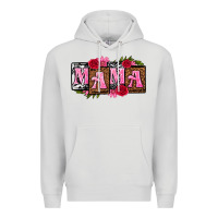 Dove Grey mama with license letters mothers day Premium Hoodie - texasbilliewilder