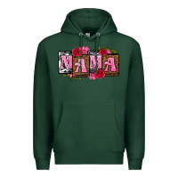 Sports Green mama with license letters mothers day Premium Hoodie - texasbilliewilder
