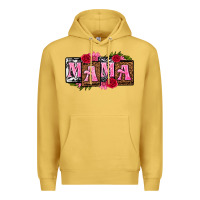 Antique Gold mama with license letters mothers day Premium Hoodie - texasbilliewilder