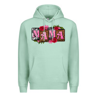Seafoam mama with license letters mothers day Premium Hoodie - texasbilliewilder
