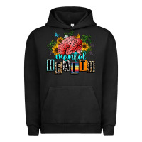 Pigment Black mental health Urban Hoodie - texasbilliewilder