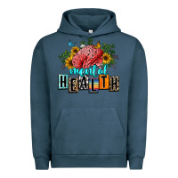 Pigment Midnight Navy mental health Urban Hoodie - texasbilliewilder