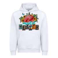 White mental health Urban Hoodie - texasbilliewilder