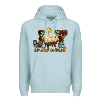 Blue Mist joy to the world Premium Hoodie - RanaPortraitStore