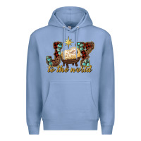 Colony Blue joy to the world Premium Hoodie - RanaPortraitStore
