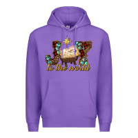 Purple joy to the world Premium Hoodie - RanaPortraitStore