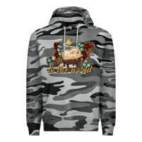 Slate Camo joy to the world Premium Hoodie - RanaPortraitStore