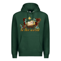 Sports Green joy to the world Premium Hoodie - RanaPortraitStore
