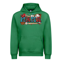 Emerald mama baseball Urban Hoodie - Zillion Design Studio