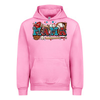 Fuchsia Pink mama baseball Urban Hoodie - Zillion Design Studio