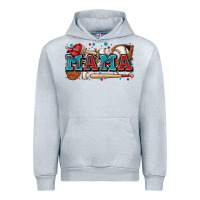 Heather Grey mama baseball Urban Hoodie - Zillion Design Studio