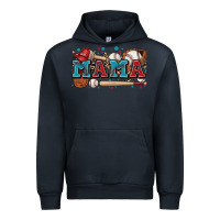 Navy mama baseball Urban Hoodie - Zillion Design Studio
