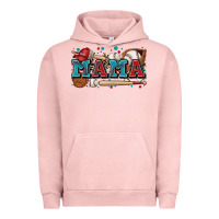 Pigment Salmon mama baseball Urban Hoodie - Zillion Design Studio