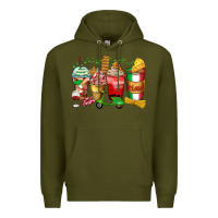 Army Green italy coffee cups Premium Hoodie - Zillion Design Studio