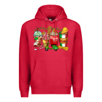 Cardinal italy coffee cups Premium Hoodie - Zillion Design Studio