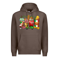 Coffee italy coffee cups Premium Hoodie - Zillion Design Studio
