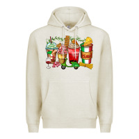 Oatmeal Heather italy coffee cups Premium Hoodie - Zillion Design Studio