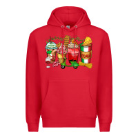 Red italy coffee cups Premium Hoodie - Zillion Design Studio