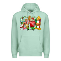 Seafoam italy coffee cups Premium Hoodie - Zillion Design Studio