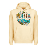 Pina Colada mama vibes with daisies Premium Hoodie - texasbilliewilder