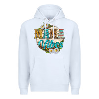 White mama vibes with daisies Premium Hoodie - texasbilliewilder