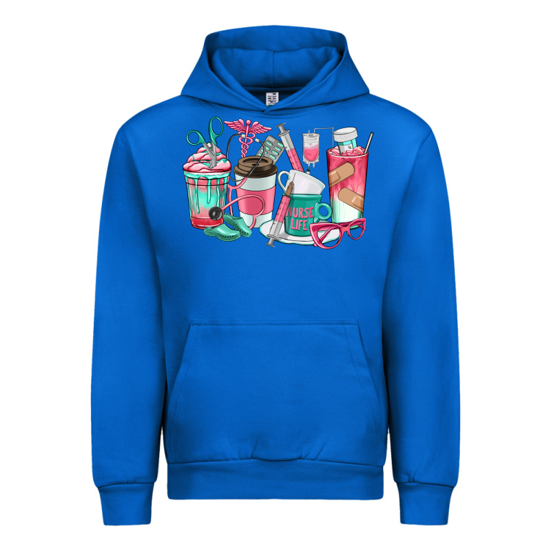 Nurse Coffee Cups Urban Hoodie by texasbilliewilder | Teevron