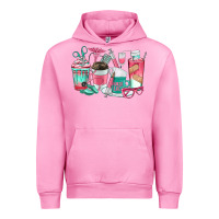 Fuchsia Pink nurse coffee cups Urban Hoodie - texasbilliewilder