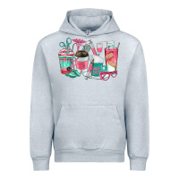 Heather Grey nurse coffee cups Urban Hoodie - texasbilliewilder