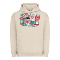 Pigment French Oak nurse coffee cups Urban Hoodie - texasbilliewilder