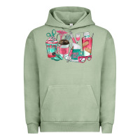 Pigment Oil Green nurse coffee cups Urban Hoodie - texasbilliewilder