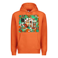 Carrot dog coffee cups Premium Hoodie - Zillion Design Studio