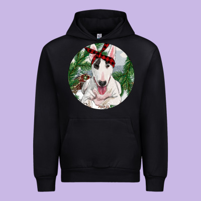 Bull Terrier And Farm Urban Hoodie Designed By Ranaportraitstore