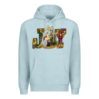 Blue Mist joy holy family Premium Hoodie - RanaPortraitStore