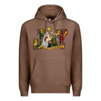 Chestnut joy holy family Premium Hoodie - RanaPortraitStore