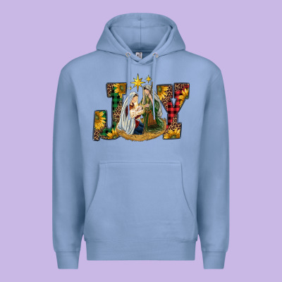 Joy Holy Family Premium Hoodie Designed By Ranaportraitstore