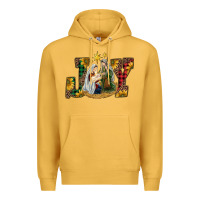 Mustard joy holy family Premium Hoodie - RanaPortraitStore