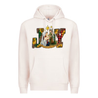 Pale Pink joy holy family Premium Hoodie - RanaPortraitStore