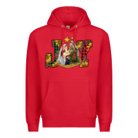 Red joy holy family Premium Hoodie - RanaPortraitStore