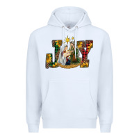 White joy holy family Premium Hoodie - RanaPortraitStore
